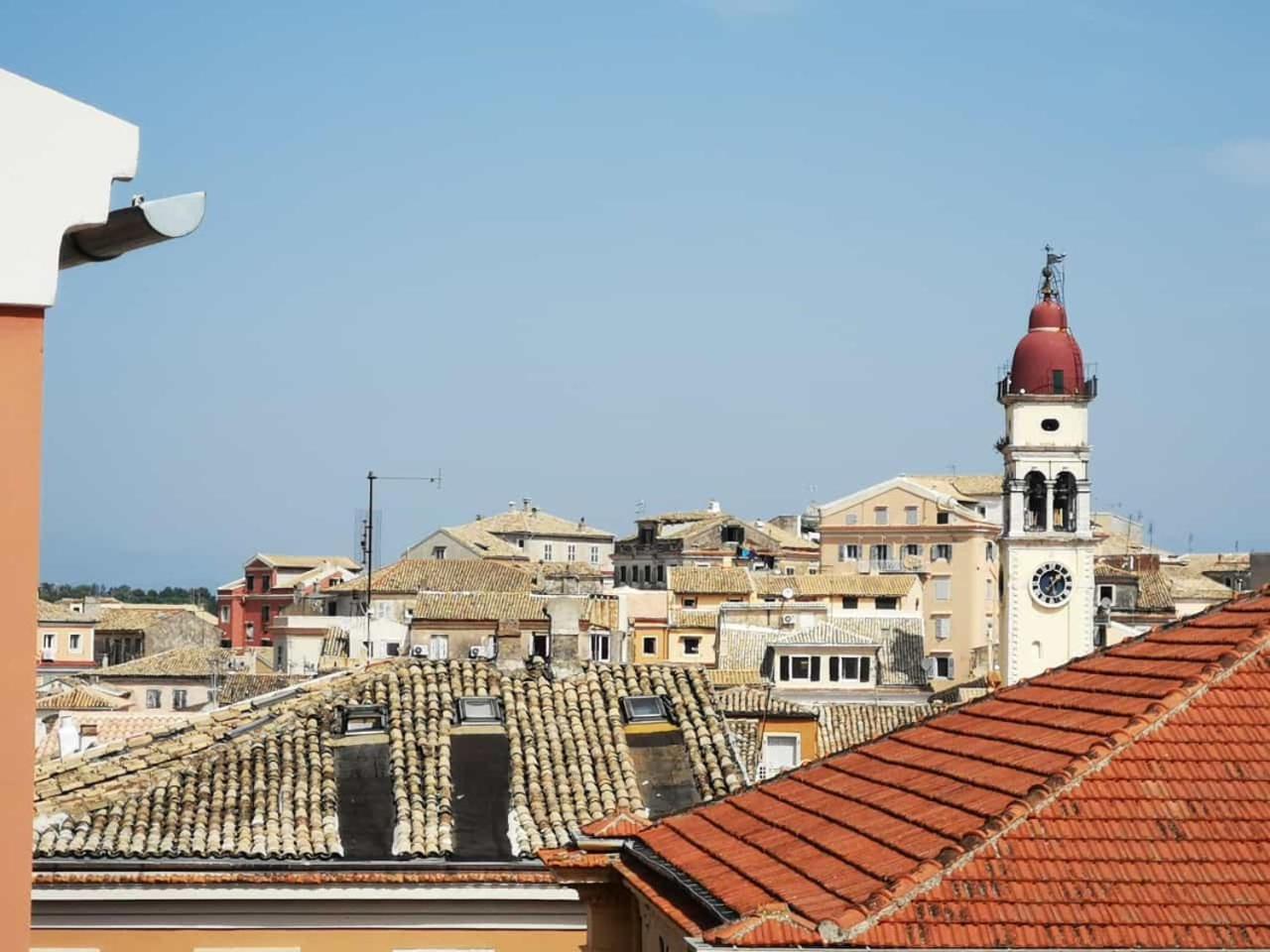 Attic Flat At San Giacomo Square-Corfu Town Appartement Buitenkant foto