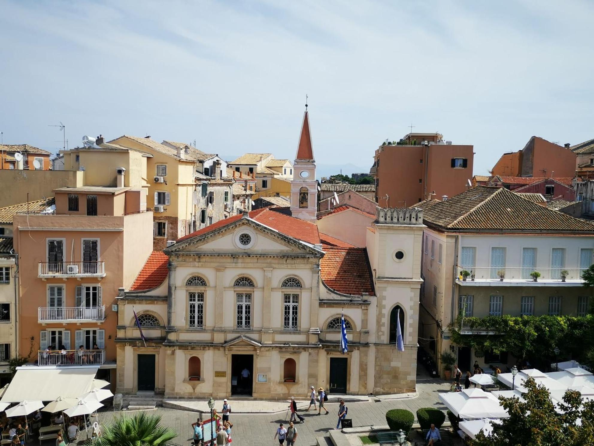 Attic Flat At San Giacomo Square-Corfu Town Appartement Buitenkant foto