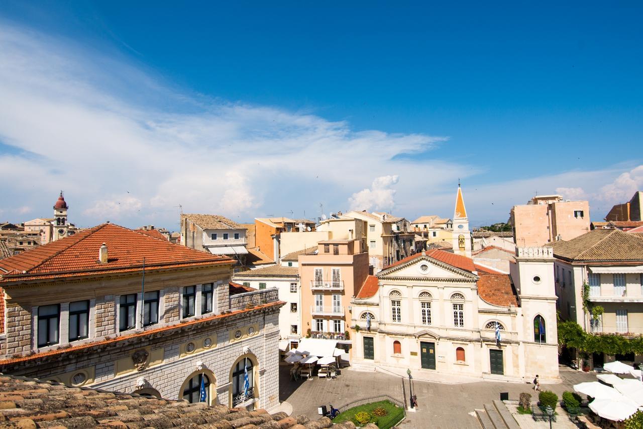 Attic Flat At San Giacomo Square-Corfu Town Appartement Buitenkant foto